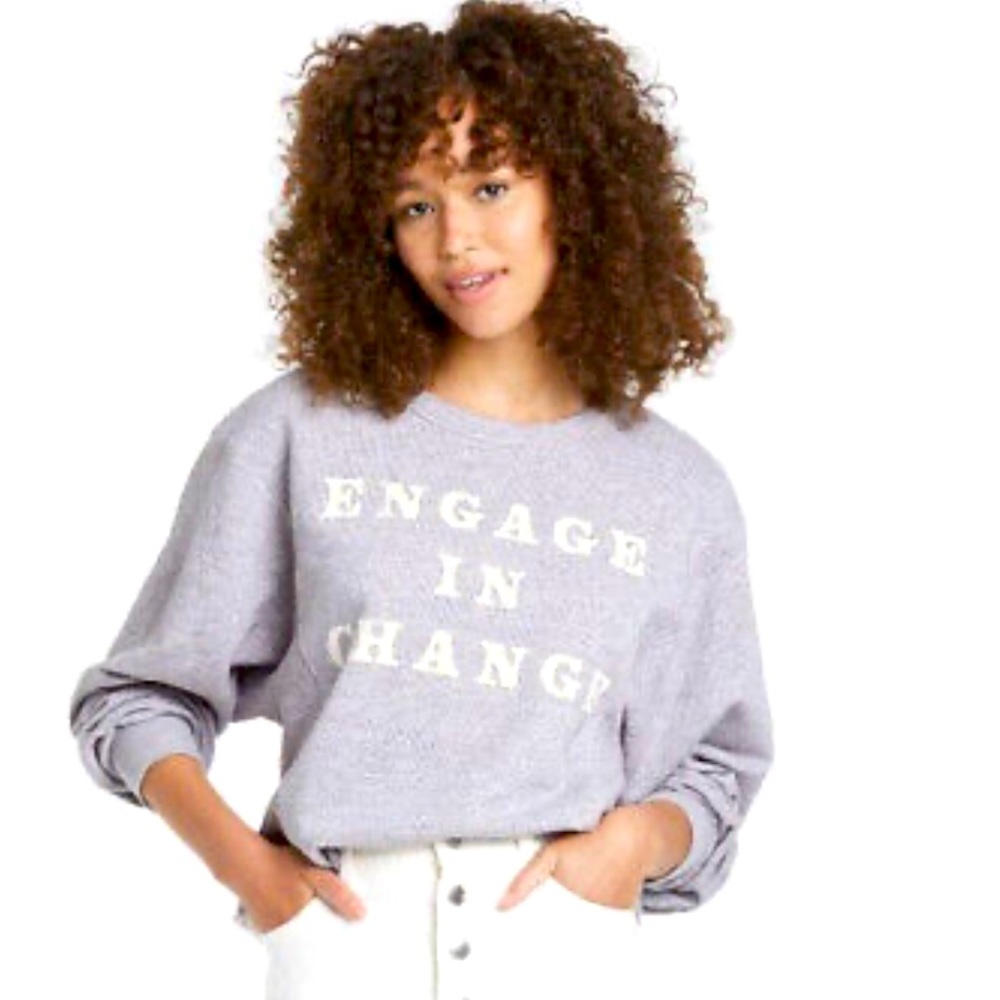Crop Sweatshirt ENGAGE IN CHANGE